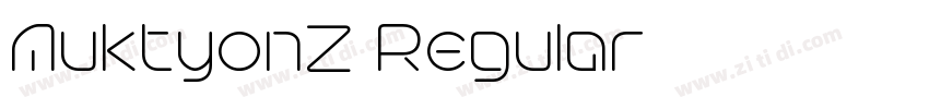 AuktyonZ Regular字体转换 AuktyonZ Regular字体转换